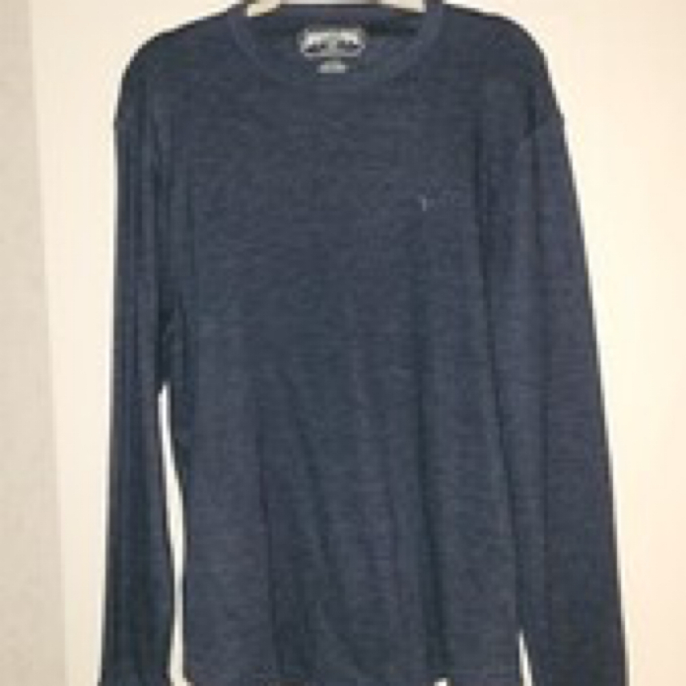 American Eagle Men's Thermal Long Sleeve Shirt Size XXL Gray
